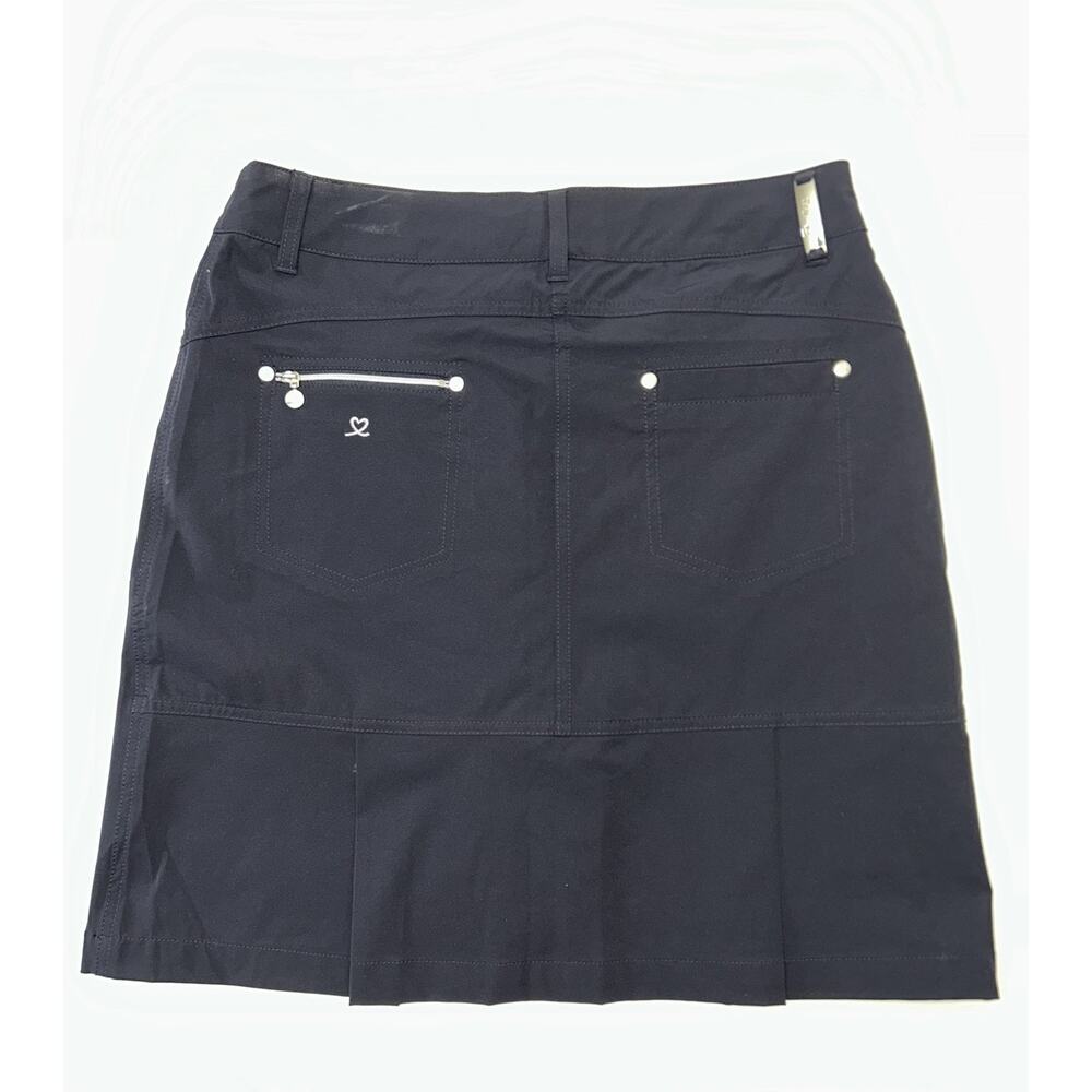 Daily Sports Born In Sweden Golf Black/Silver Skort Short/Skirt Size 8 US - Picture 2 of 6